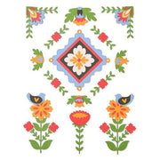 Sizzix Thinlits Die Set - 18PK Folk Art Elements 663607 Courtney Chilson (AFGEPRIJSD)