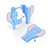 Sizzix Thinlits Die Set - 6PK Card Elephant Fold-a-Long 663604 Jen Long (AFGEPRIJSD)