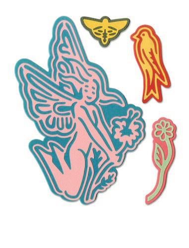 Sizzix Thinlits Die set - 8PK Fairy #2 - Jorli Perine 662849  (AFGEPRIJSD)