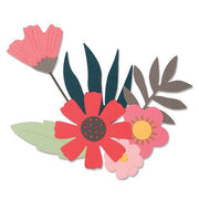 Sizzix Thinlits Die set - 9PK Free Style Florals Sophie Guilar 663437  (AFGEPRIJSD)