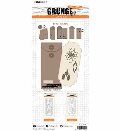 SL Cutting Die Envelope slimline Grunge Collection 120x245mm nr.27 (SL-GR-CD27)