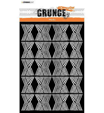 SL Mask Doodles shapes Grunge 150x210x1mm 1 PC nr.54
