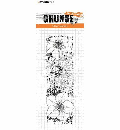 SL Clear Stamp Helleborus Grunge 52x148x3mm 1 PC nr.100