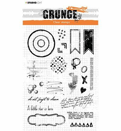 SL Clear Stamp Everyday extras Grunge 148x210x3mm 1 PC nr.105