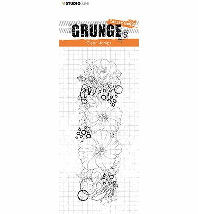 SL Clear Stamp Hibiscus Grunge Collection 148x52,2mm nr.35