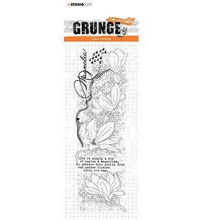 SL Clear Stamp Magnolia Grunge Collection 210x74mm nr.38