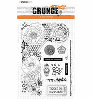 SL Clear Stamp Elements Grunge Collection 210x148mm nr.42