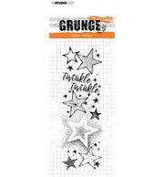 SL Clear Stamp Twinkle Twinkle Stars Grunge 52x148x3mm 1 PC nr.98