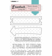 SL Cutting Die Text dies Planner Essentials 109x131mm nr.08