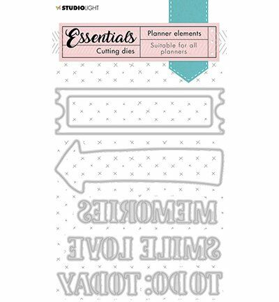 SL Cutting Die Text dies Planner Essentials 109x131mm nr.08