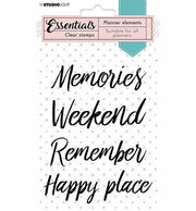 SL Clear StampText everyday Planner Essentials 105x148mm nr.07