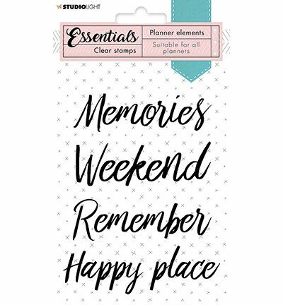 SL Clear StampText everyday Planner Essentials 105x148mm nr.07
