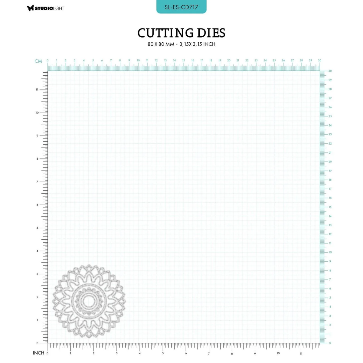 Studio Light • Essentials Cutting Dies Floral Circle - CD717*