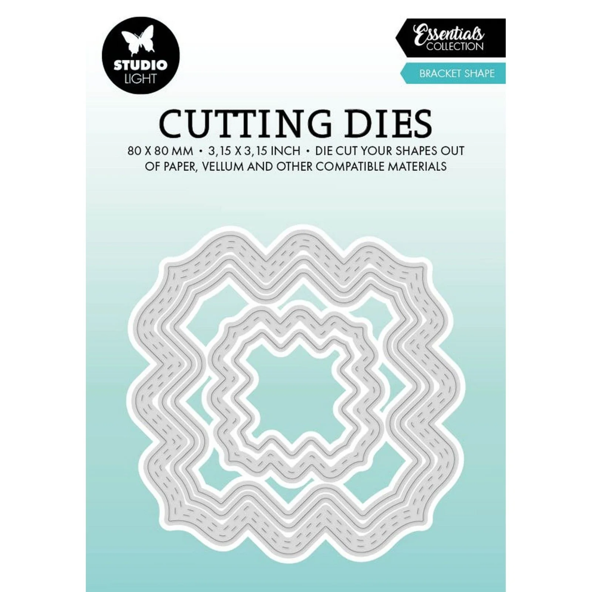Studio Light • Essentials Cutting Dies Bracket Shape - CD718*
