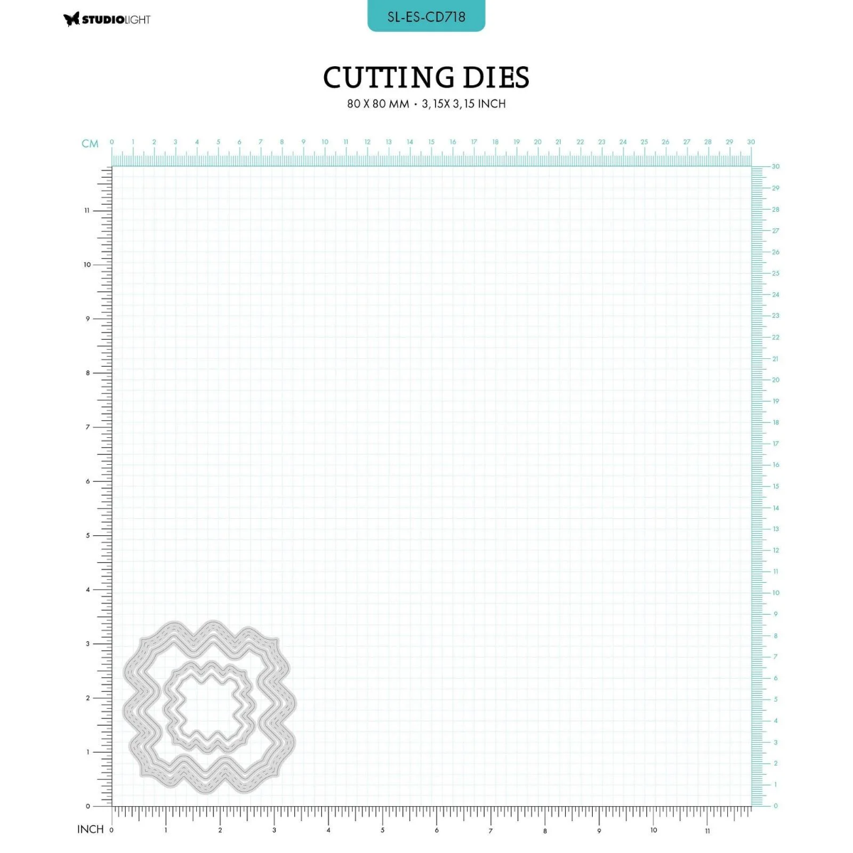 Studio Light • Essentials Cutting Dies Bracket Shape - CD718*