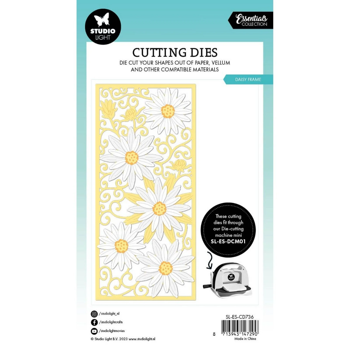 Studio Light • Essentials Cutting Dies Daisy Frame - CD736*