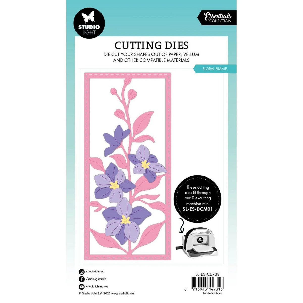 Studio Light • Essentials Cutting Dies Floral Frame - CD738*