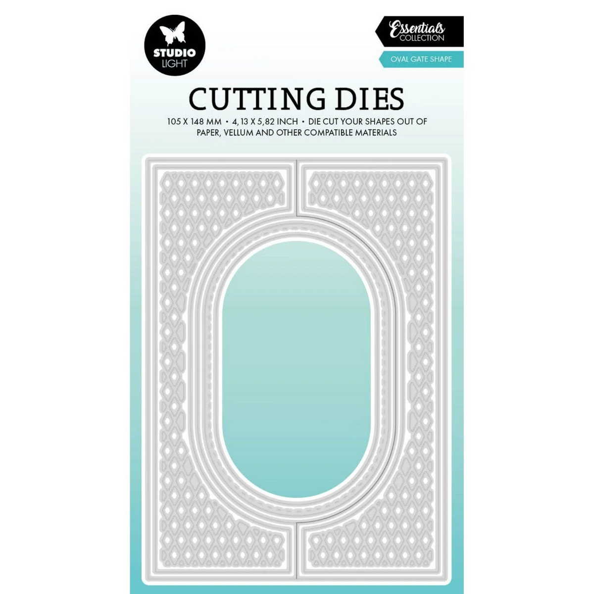Studio Light • Essentials Cutting Dies Oval Gate Shape - CD757*