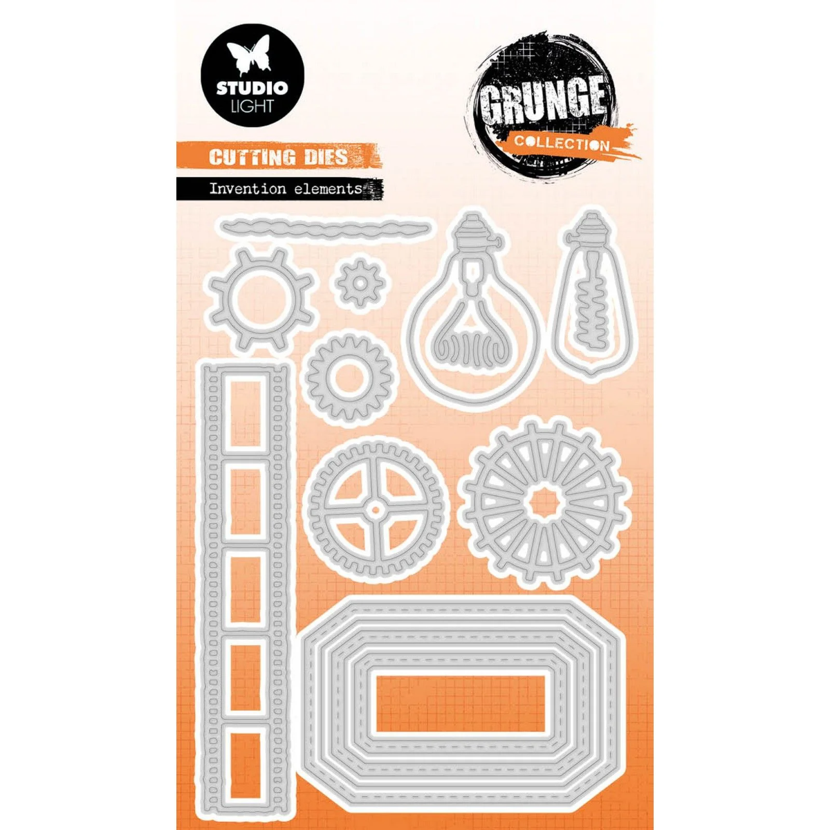 Studio Light • Grunge Collection Snijmal Invention Elements - CD697*