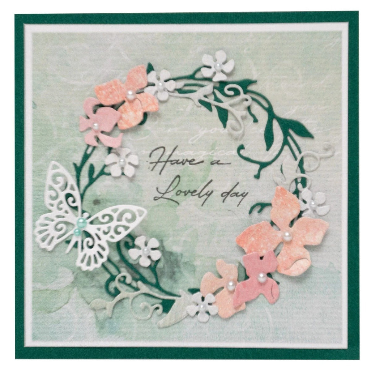 Studio Light • Nature Lover Cutting Dies Floral Wreath - CD771*