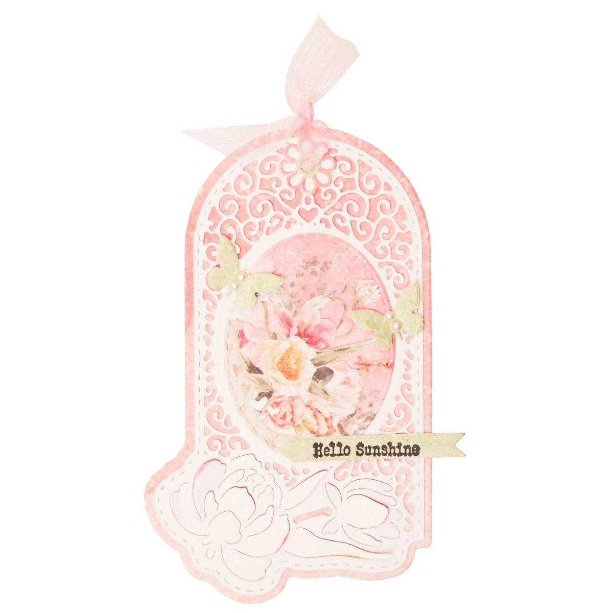 Studio Light • Nature Lover Cutting Dies Peony Tag - CD772*