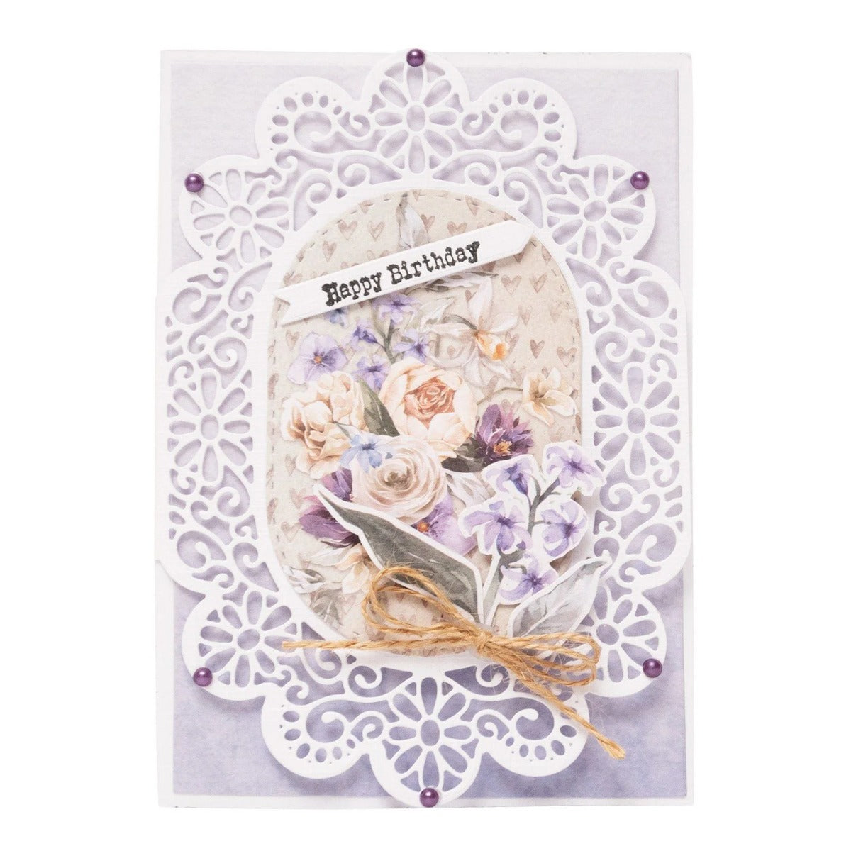 Studio Light • Nature Lover Cutting Dies Doily Card Shape - CD773*