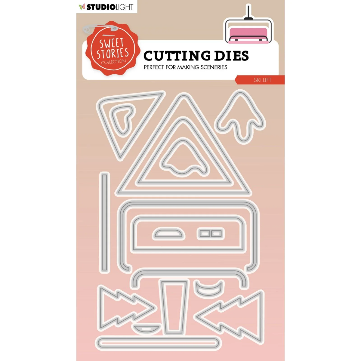 Studio Light • Sweet Stories Cutting Die Ski lift - CD682 *