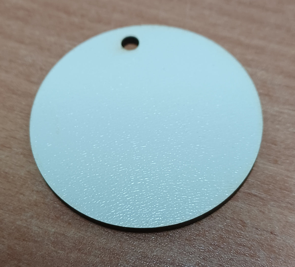 Sleutelhanger - 5cm - Rondje met gaatje - sublimatie  (Li111)