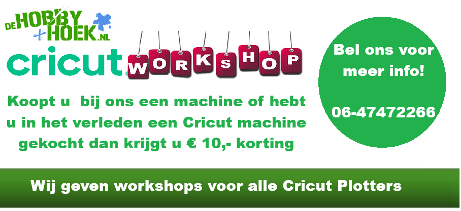 Privé workshop Cricut machine