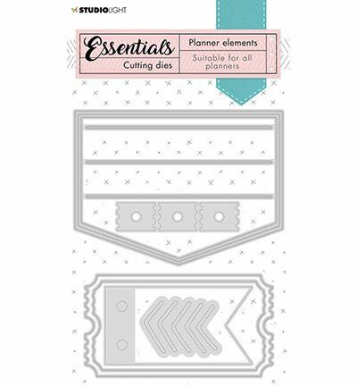 SL Cutting Die Label pocket Planner Essentials 107x132mm nr.09