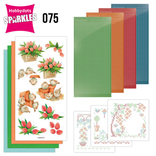 Sparkles Set 075 - Jeanine's Art - Tulips and Birds