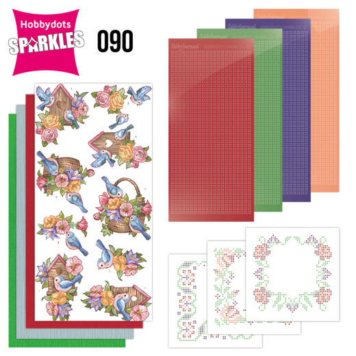 Sparkles Set 090 - Yvonne Creations - Birdhouse With Birds