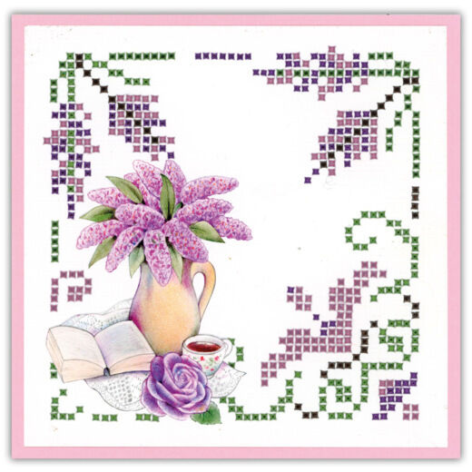 Sparkles Set 093 - Jeanine's Art - Purple Flowers