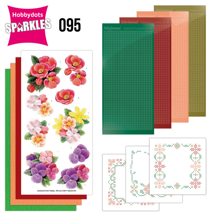 Sparkles Set 095 - Jeanine's Art- Mix of Flowers
