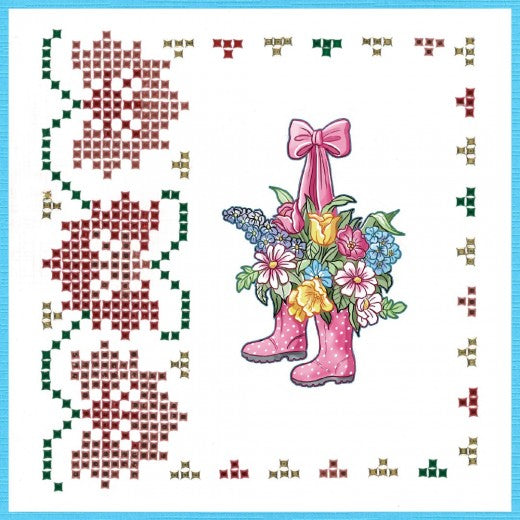 Sparkles Set 098 - Yvonne Creations - Umbrella and Flowers