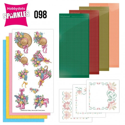 Sparkles Set 098 - Yvonne Creations - Umbrella and Flowers