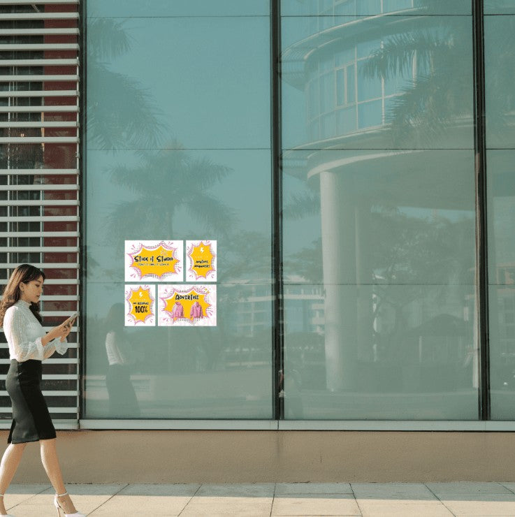 TheMagicTouch Sticker SPF 61 Verwijderbaar Wit Mat p/st
