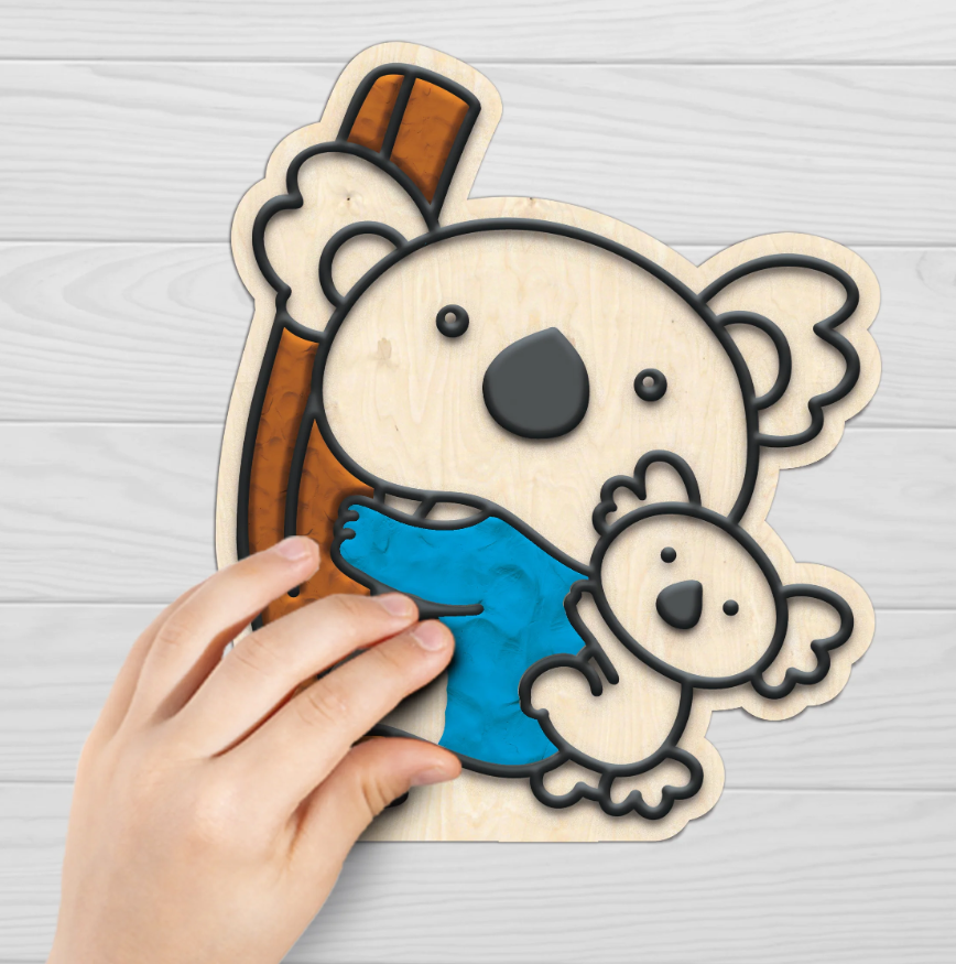 Splat Planet Clay Colouring Set Dieren 24 x 23,7 x 2,7 cm (CC ANI)