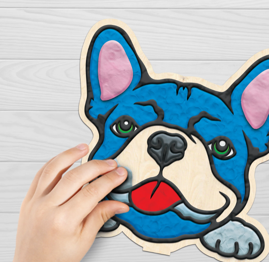 Splat Planet Clay Colouring Set Hond 24 x 23,7 x 2,7 cm (CC DOG)