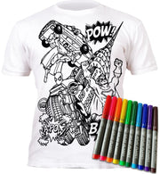 Splat Planet T-Shirt Kleuren Set Superhelden 5 - 6 Jaar (002M)