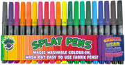 Splat Planet Textielstiften Uitwasbaar Set 20 Kleuren (SP20PENS)