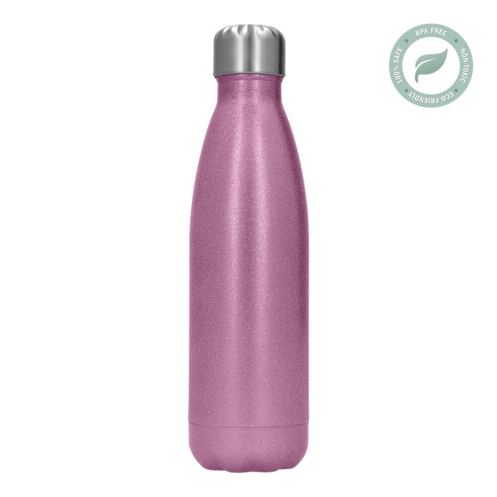 Sublimatie Thermosfles van RVS 500 ml / 17oz – Roze Glitter (SDB.070.260.007)