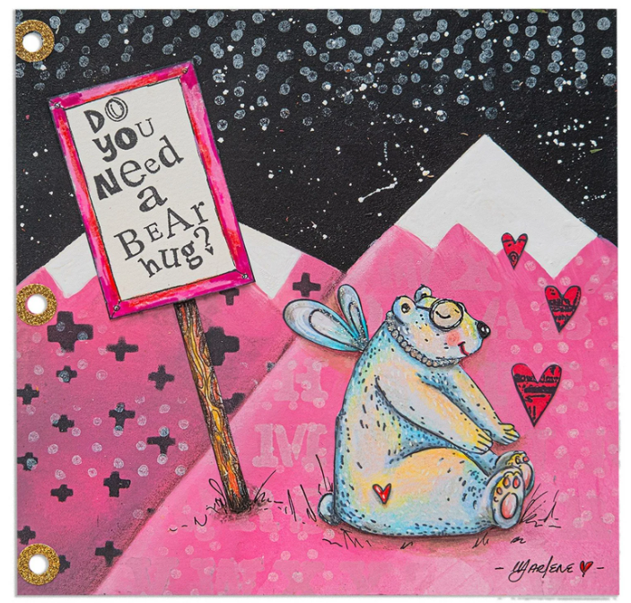 Studio Light • Art by Marlene Clear Stamp Bear Hugs - STAMP747 *