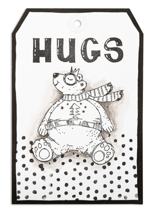 Studio Light • Art by Marlene Clear Stamp Bear Hugs - STAMP747 *