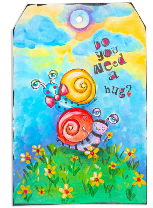 Studio Light • Art by Marlene Cling Stamp Snail Buddies - STAMP748 *
