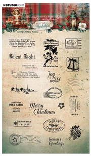 Studio Light • Festive Nostalgia Clear Stamp Christmas Mail - STAMP753*