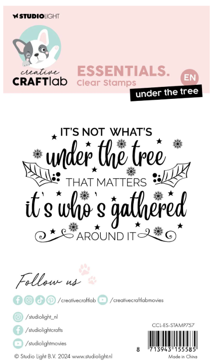 Creative Craftlab • Essentials Clear Stamp Under The Tree - STAMP757*