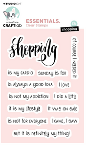Creative Craftlab • Essentials Clear Stamp Shopping - STAMP758*