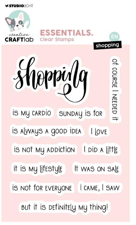 Creative Craftlab • Essentials Clear Stamp Shopping - STAMP758*