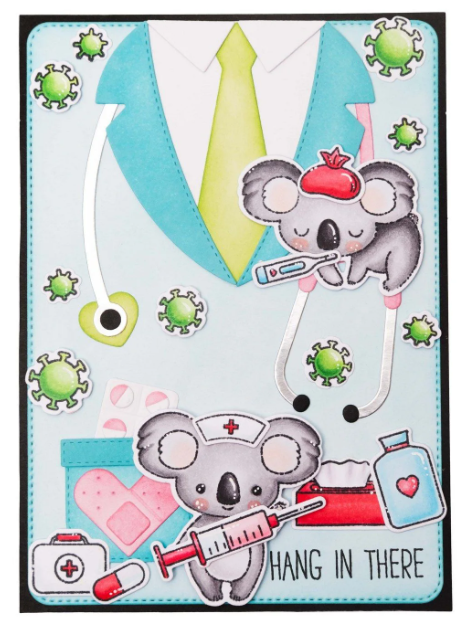 Studio Light • Sweet Stories Clear Stamp Feel Better - STAMP765*